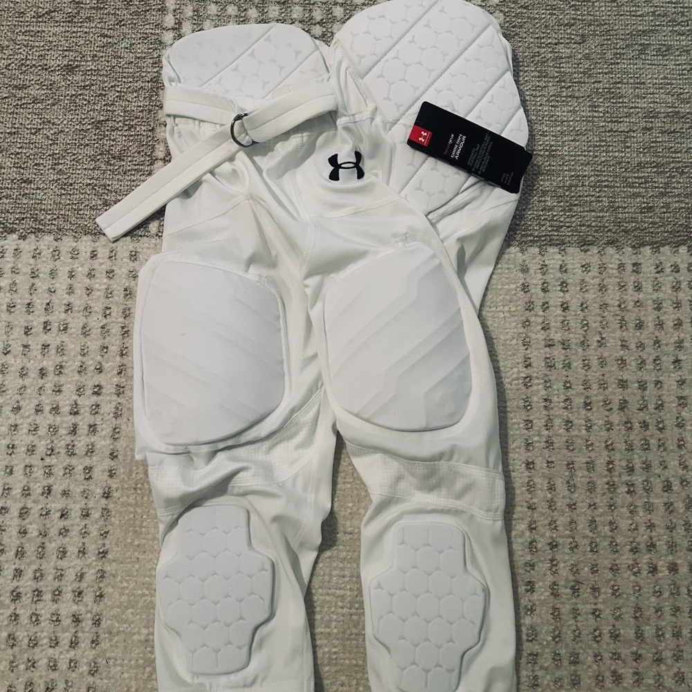 Under Armour Youth med football pants White - Picture 2 of 5